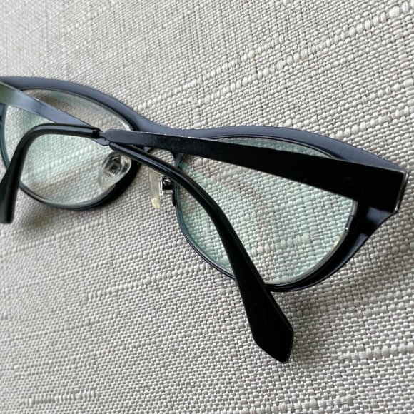 SEE Women Eyeglasses Frame Black Tone 6207 Handmade in Italy Glasses 52[]16 140 - Picture 12 of 12